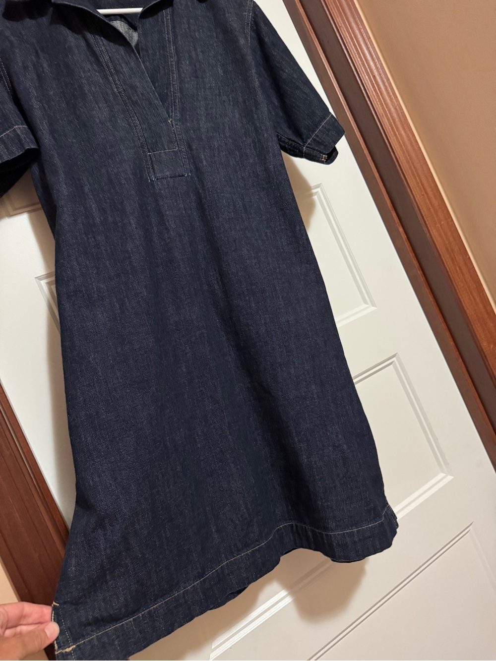 Ralph Lauren Dark Indigo Denim Midi Dress - Picture 5 of 9